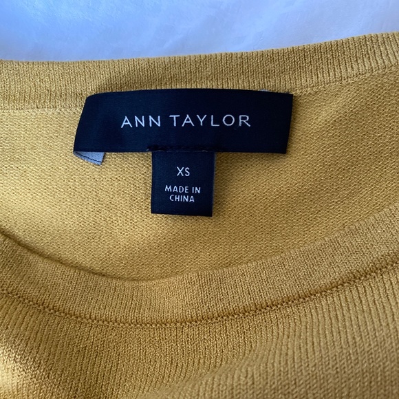 Mustard Ann Taylor Sweater with Bell Sleeves - Picture 3 of 3